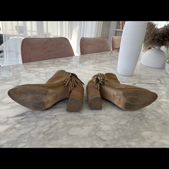 Beige senso suede booties - Picture 9 of 9